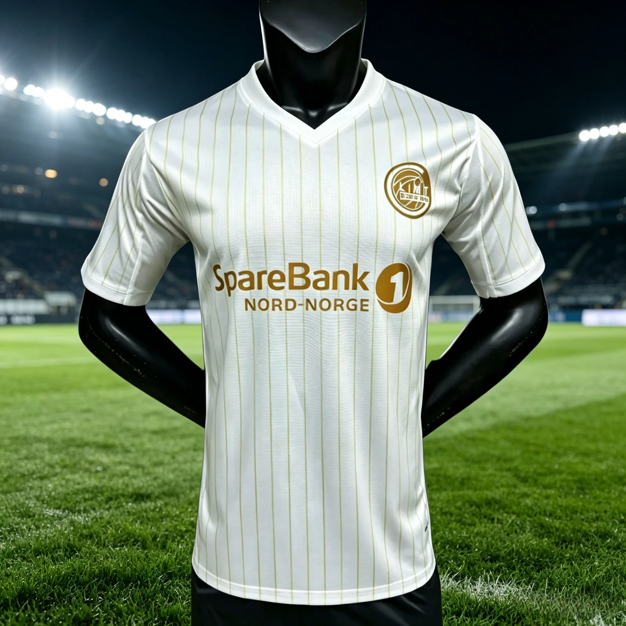 2026/27 Bodo Glimt Camisa de Futebol Unissex com Gola Polo, Camisa Respirável de Malha com Impressão 3D, Camisa de Secagem Rápida para Esportes de Verão Masculinos