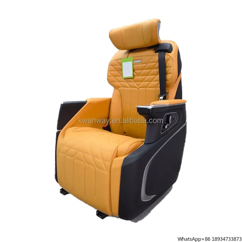 Kwanway Luxury Vip car seat Limousine Modified Car Reclining Captain Seat for Van For Toyota Hiace van passenger car