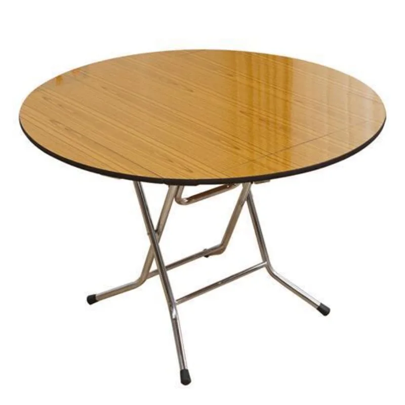 

Large round table folding round folding dining mahjong folding dining table square table