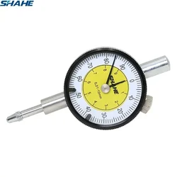 SHAHE-MINI Indicador de Dial de 0-10mm, medidor preciso de 0,01mm de resolución, herramienta de medición