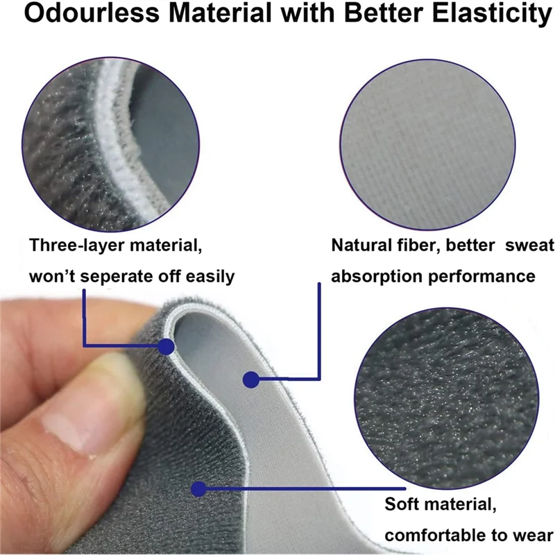 أغطية رأس بديلة CPAP (3 عبوات) مع حزام رأس ناعم قابل للتعديل للذراع لملابس الأحلام #3