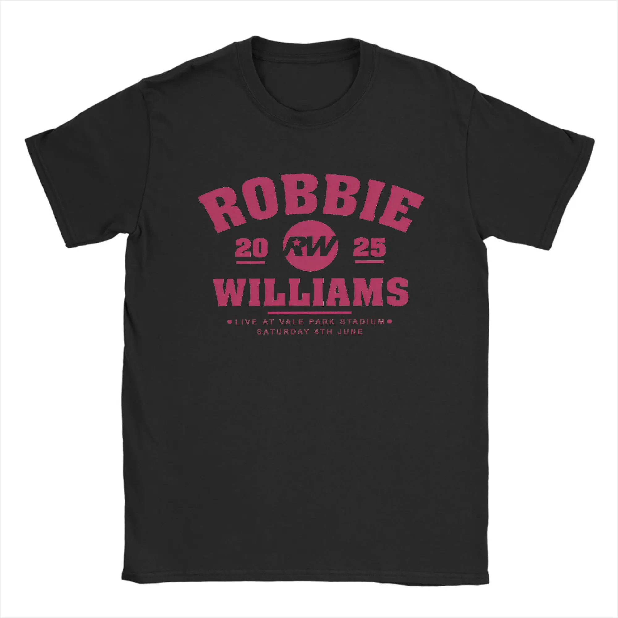 

Robbie Williams 2025 Tour Retro Fan Art T Shirt Summer Hip Hop T-Shirts Adult Cotton O-Neck Oversized Top Tees Vintage Tshirt