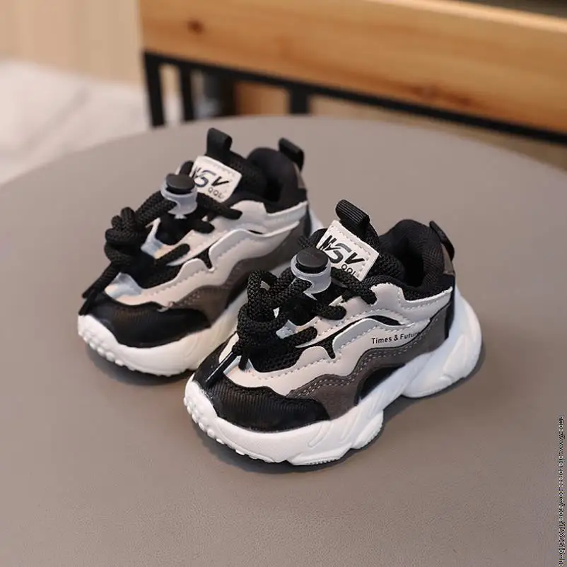 Autumn Casual Shoes For Baby Boys Girls Children Sneaker Kids Sports Shoes Toddler Walking Shoe Size 15- 25 Soft Flat