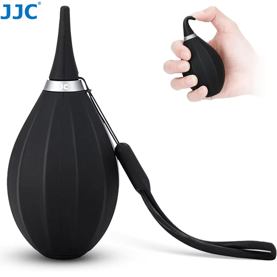 JJC Soft Tip Strong Air Blower Blaster Cleaner for DSLR Camera CCD CMOS Sensor LCD Mirrorless Sensor Bulb Blower for Digital