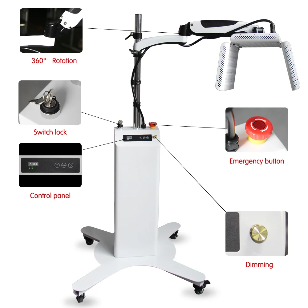 1050w Led Chips Red Light Therapy Panel Red Therapy Light Device for Clinic Spa Beauty Led Light Therapy Face