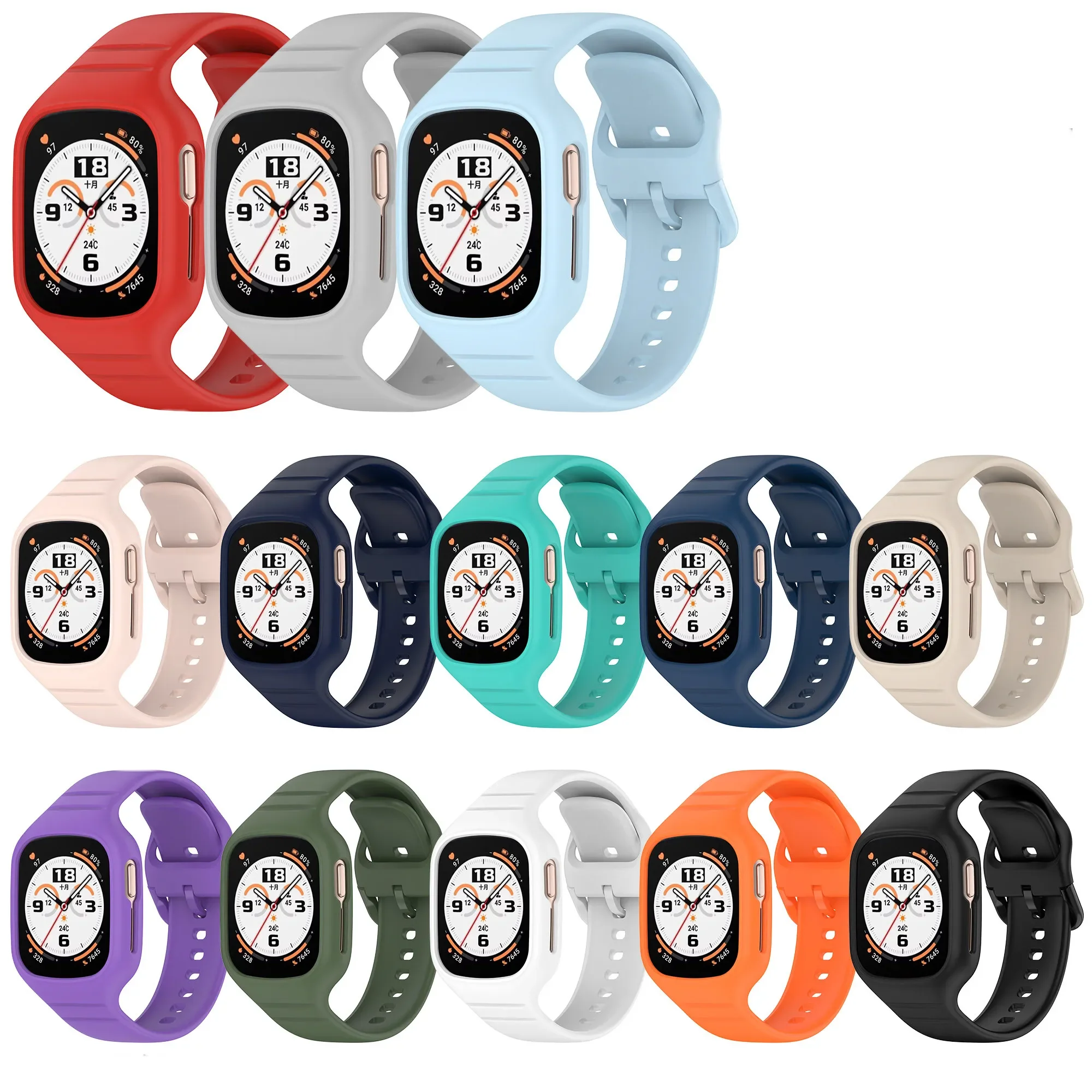 Correa de silicona de una pieza para reloj inteligente Honor 4, accesorios de pulsera para ocio deportivo, 1 unidad