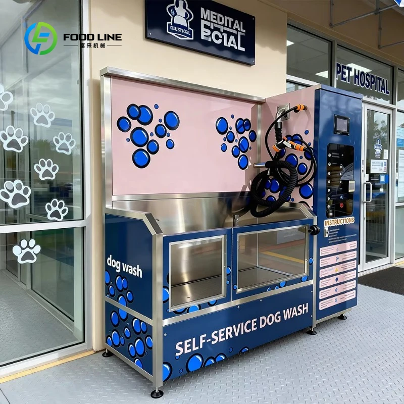 Customized Hot Sale Self Service Dog Wash Machine Automatic Coin Operated Stainless Steel Dog Wash Station