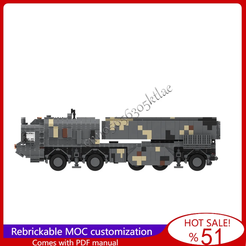 1323 peças Hrim-2 sistemas de míssil balístico de curto alcance modelo moc blocos de construção tijolo montagem criativa brinquedos criança presentes populares