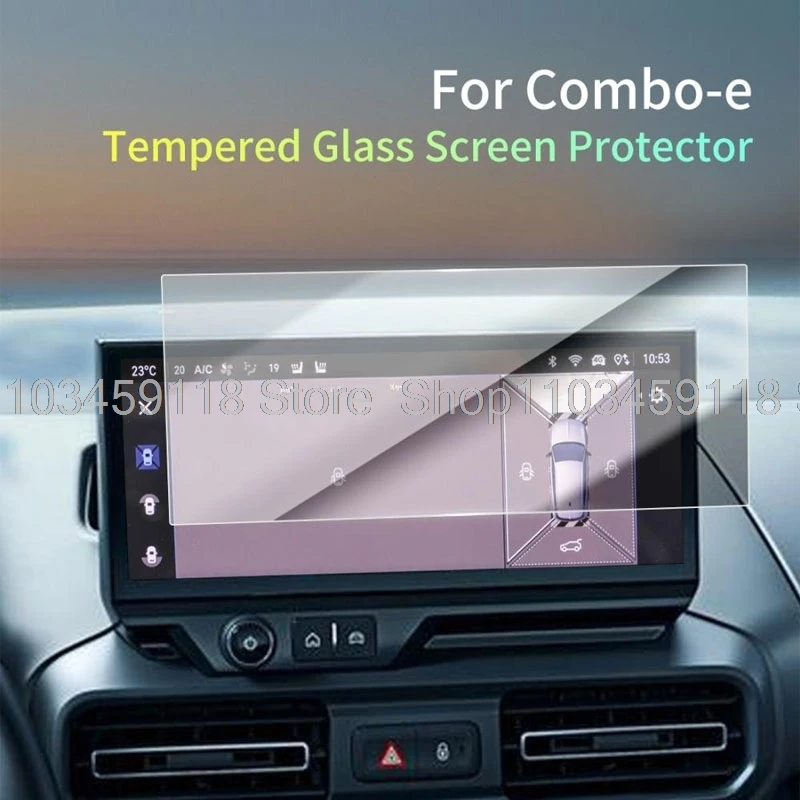 Tempered Glass screen Protector for Opel Combo-e 2022 Car Stickers Meters Protector  Display Navigation Vehicle