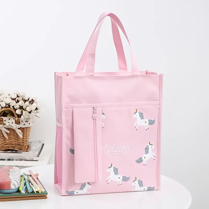 

Large Capacity Canvas Handbag, Women's Casual Document Bag