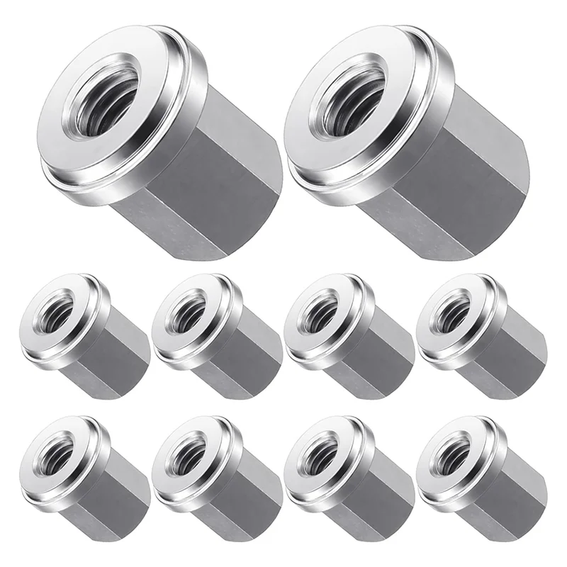 

AB66-10 Pieces 3/8" Battery Stud Nut Stainless Steel Closed Nut For Standard 3/8" Stud