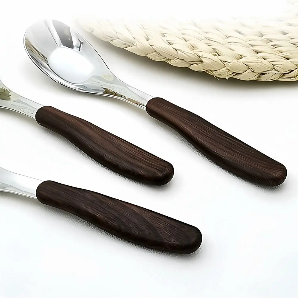 Rust-proof Wooden Chopsticks Set Wood Grain Handle with Storage Box Two-Piece Tableware Convenient Japanese Style