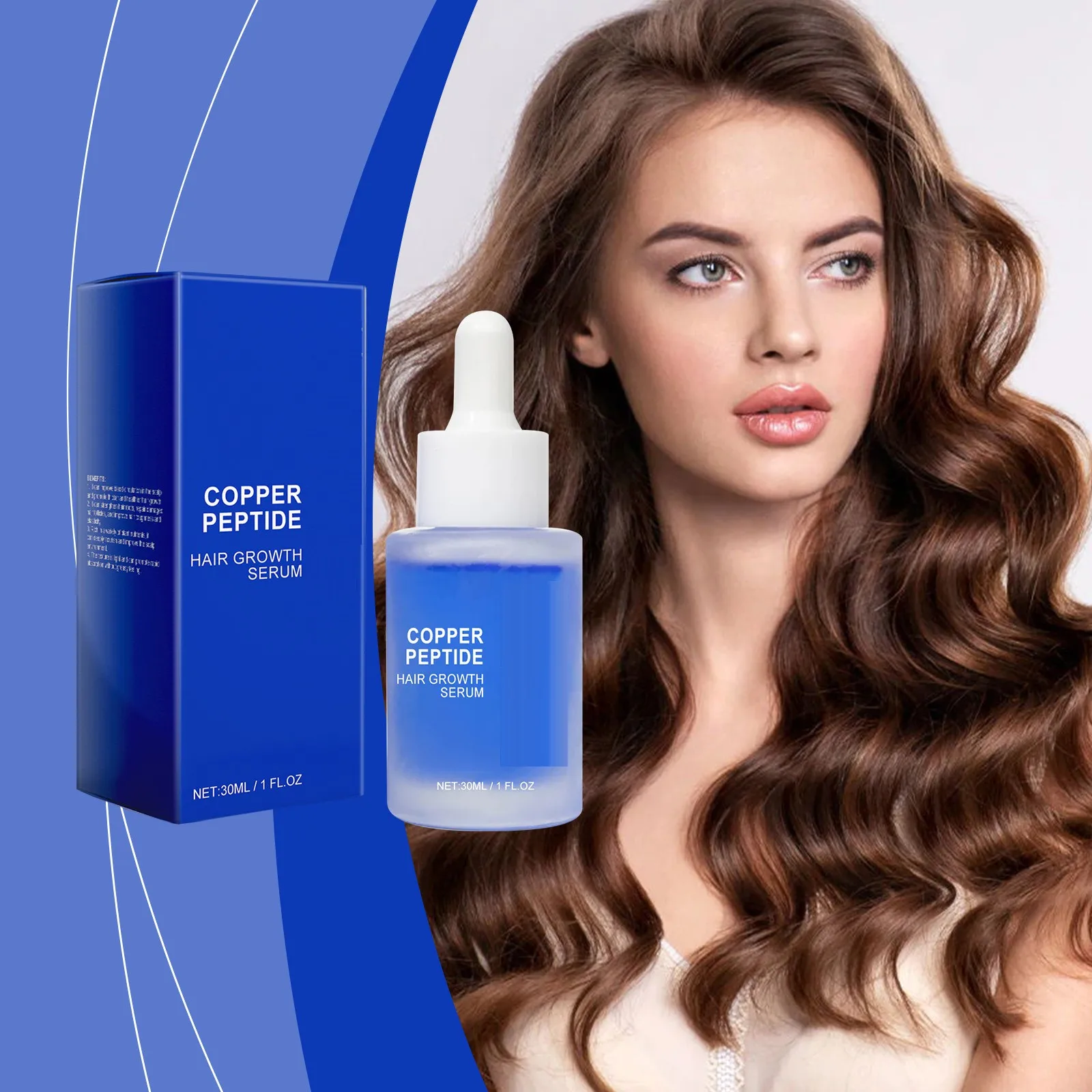 1/4 PCS Copper Peptide Hair Care Nourishing Scalp And Hair Root Repairing And Moisturizing Hair 30ml