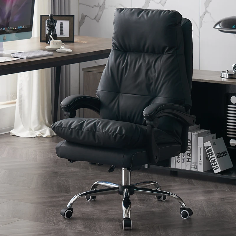 Cadeira de escritório de jogos de luxo giratória computador rolando massagem cadeira de escritório lounge ergonômico chaise deureaux móveis de escritó