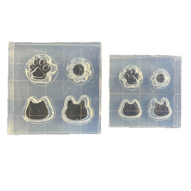 Mini Cat Rabbit Octopus Cat Claw Silicone Mold for DIY Miniature Miniature Crafting Silicone Mold R3MC