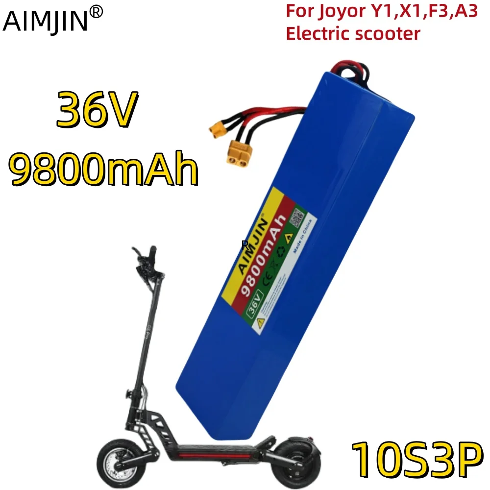 

10S3P 18650 36V 9800mAh Suitable XT60+XT30 For Joyor Y1 X1 F3 A3 Electric Scooter Battery