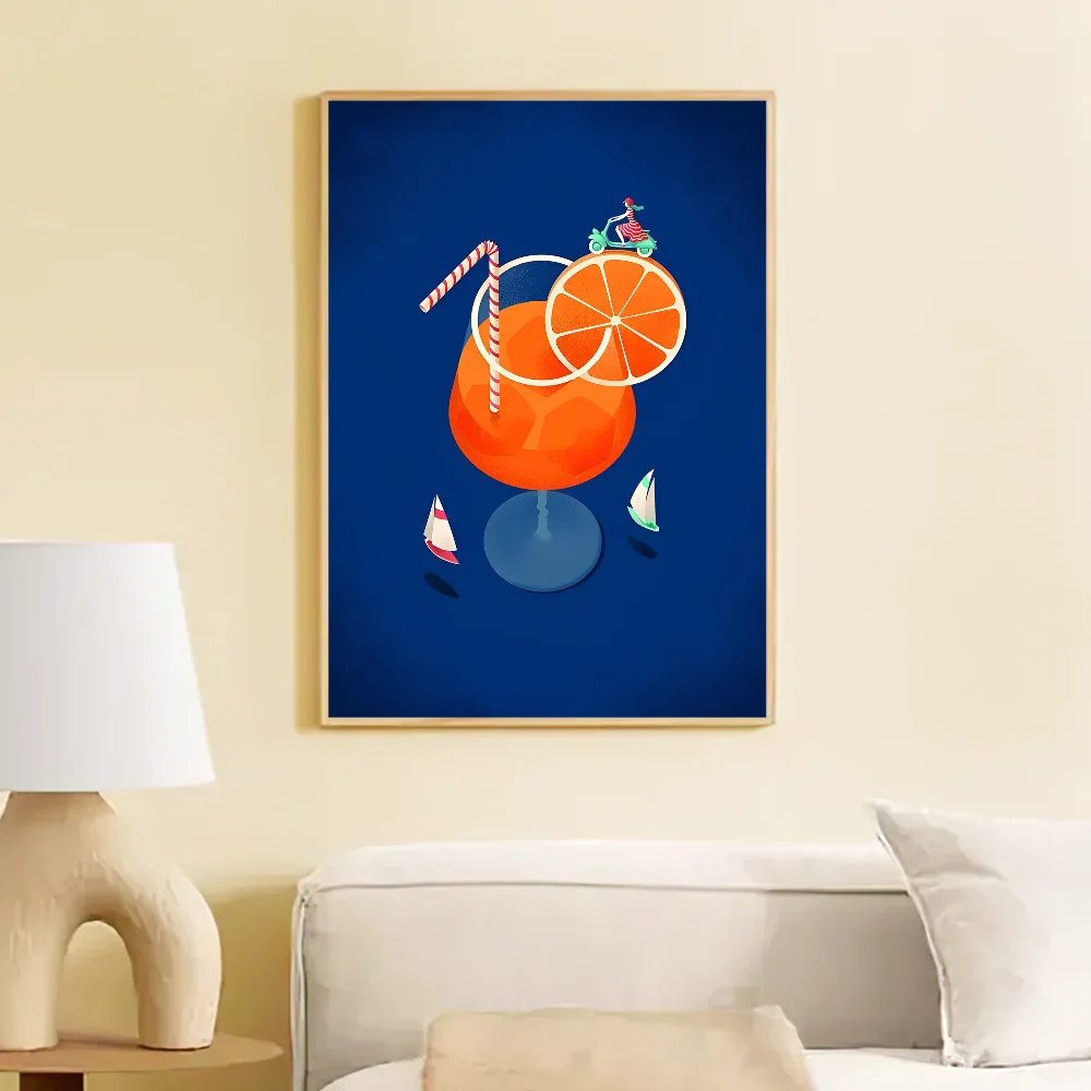 Juice Mojito Aperol Spritz Classic Movie Posters HD Quality Poster Wall Art Painting Study Nordic Home Decor