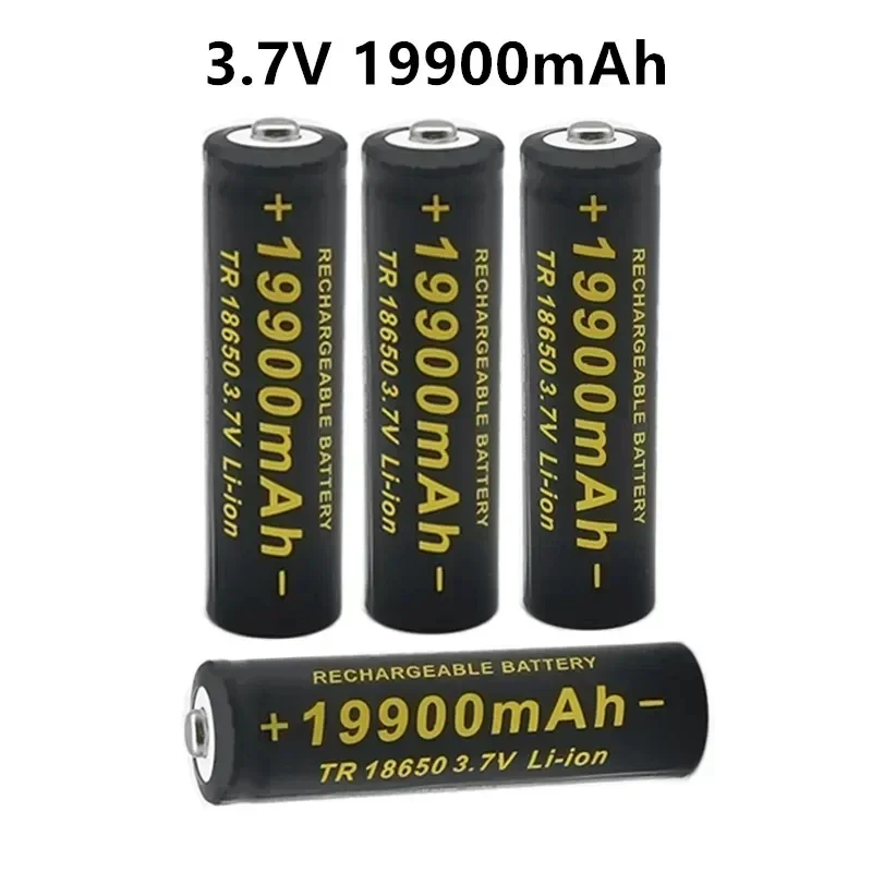 

2024 3.7V 18650 19900mAh high capacity li ion battery flashlight battery with lithium-ion battery can be used for alarm clocks