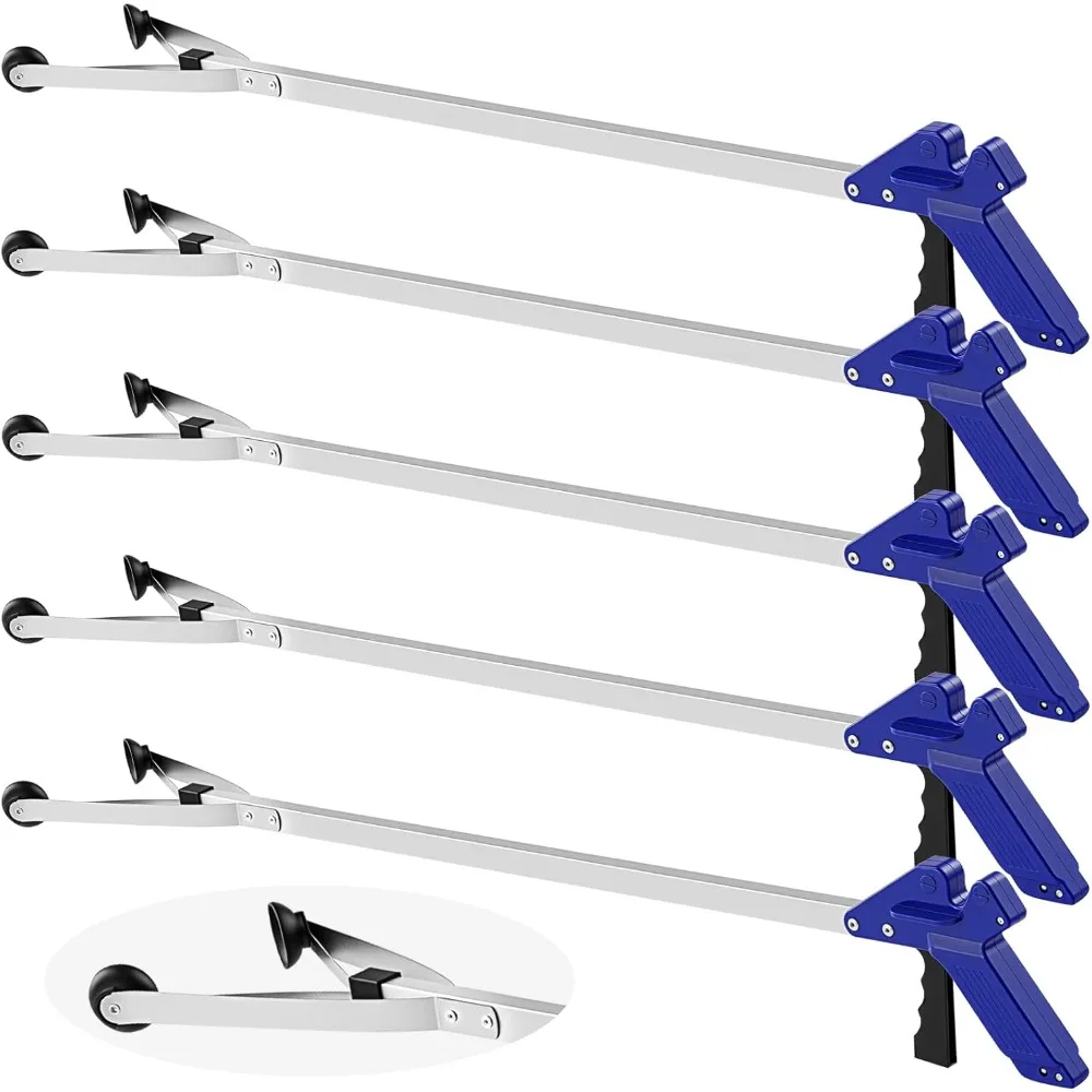 

Инструмент для захвата присоски с длинной ручкой, сборщик мусора, нескользящий захват для пожилых людей, захват для захвата, удлинитель для мусора