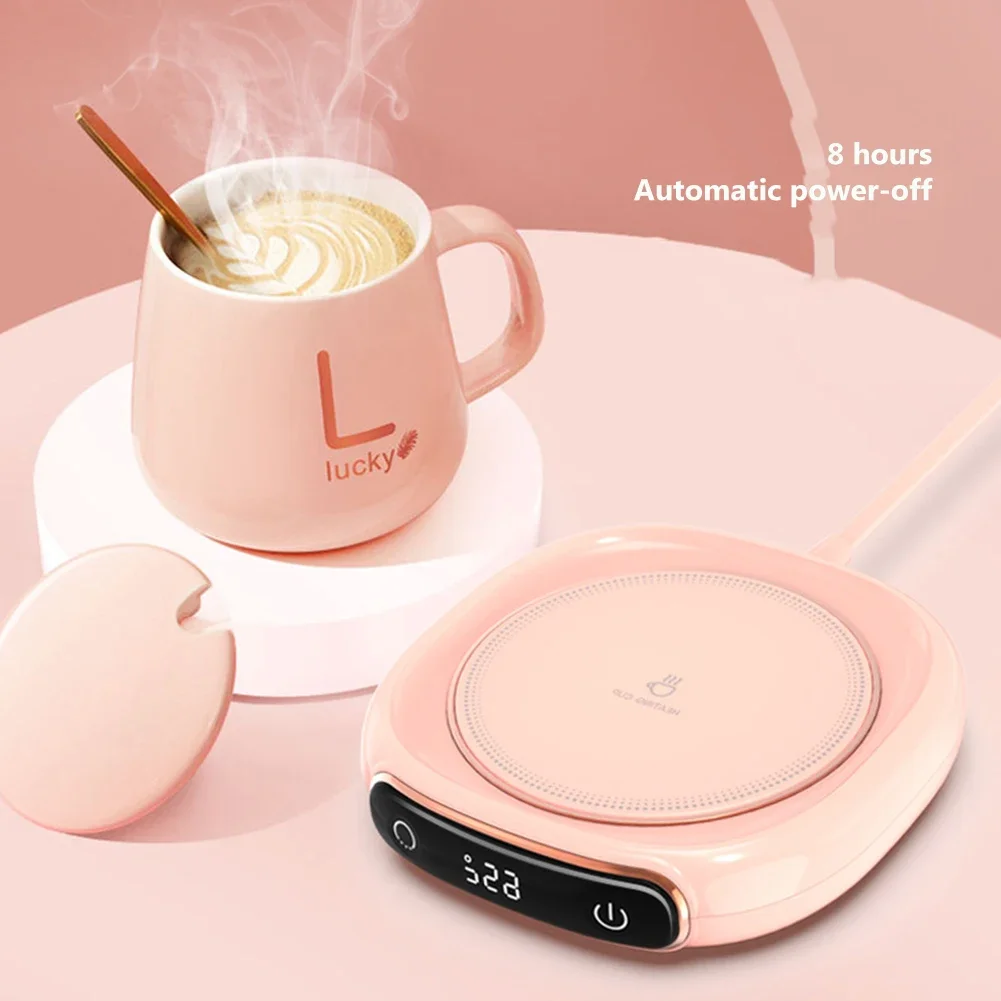 Portable USB Cup Warmer 3 Gear Smart Coffee Mug Heating Coaster Thermostatic Heater For Milk Tea Water Heating Pad Coaster