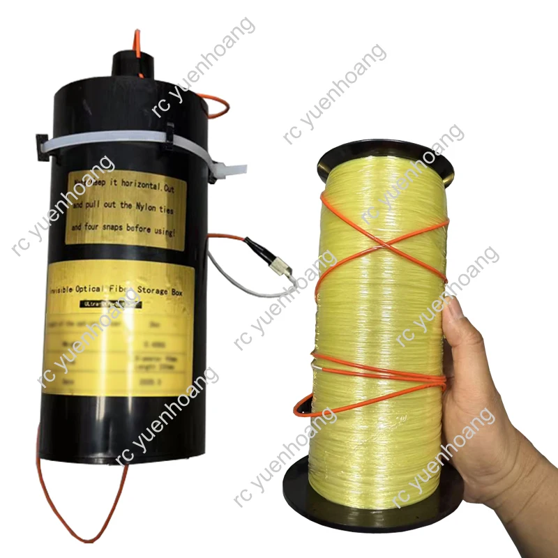 Fibre optique composite renforcée, résistante à la traction, version ultra forte avec extrémité Sky pour drones, robots humanoïdes USV