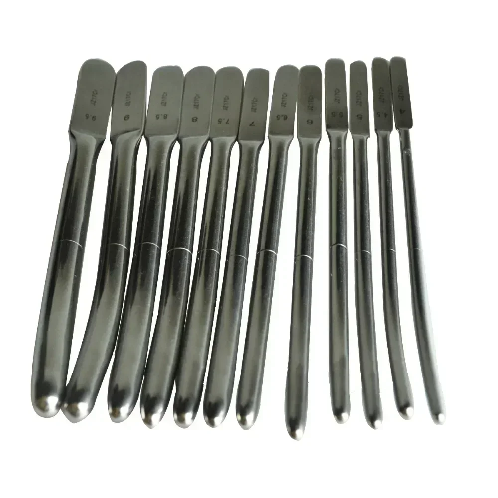 12pcs/ Kit DILATOR Set Uterine Urethral Diagnostic Surgical Sounds