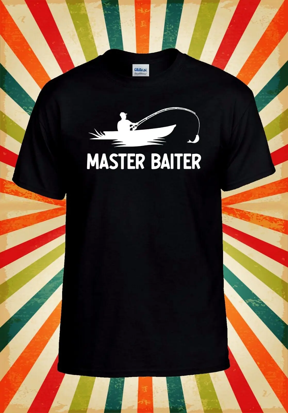 Master Baiter Fishing Fish Boat Cool Baseball T Shirt Top 2957