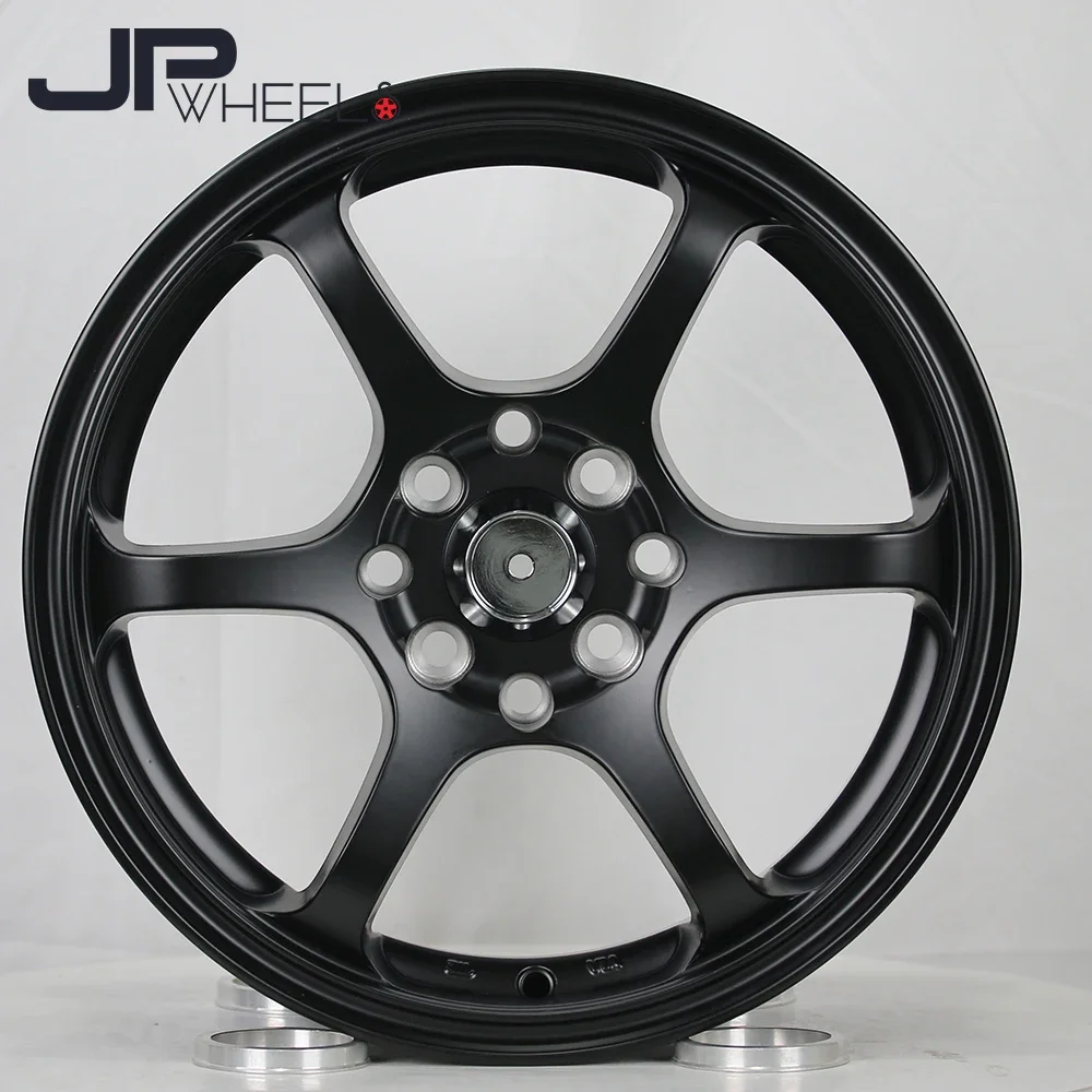 Black 8x100/114.3 wheels 15 inch aluminum alloy car wheels rims for modified 4x100 passenger car wheels #M3769