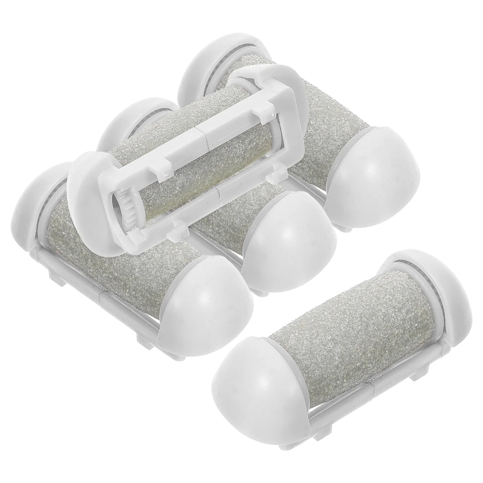 

5 Pcs Foot File Roller Heads Replacement for Electric Callus Remover Pedicure Tools Foot Care Accessories Plastic Grinder Parts