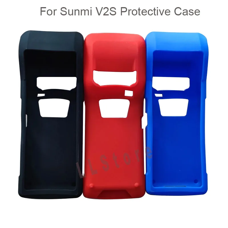 For SUNMI V2S Protective Case Soft Anti-fall Silicone Protective Case