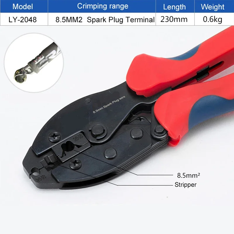 LY-2048 Spark plug wire crimper for spark plug terminals 8.5mm crimping tools