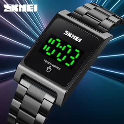 SKMEI Brand Fashion Touch Display Digital Watch Men Waterproof LED Light  Date Men Wristwatches Electronic Clock Gift Reloj 1869