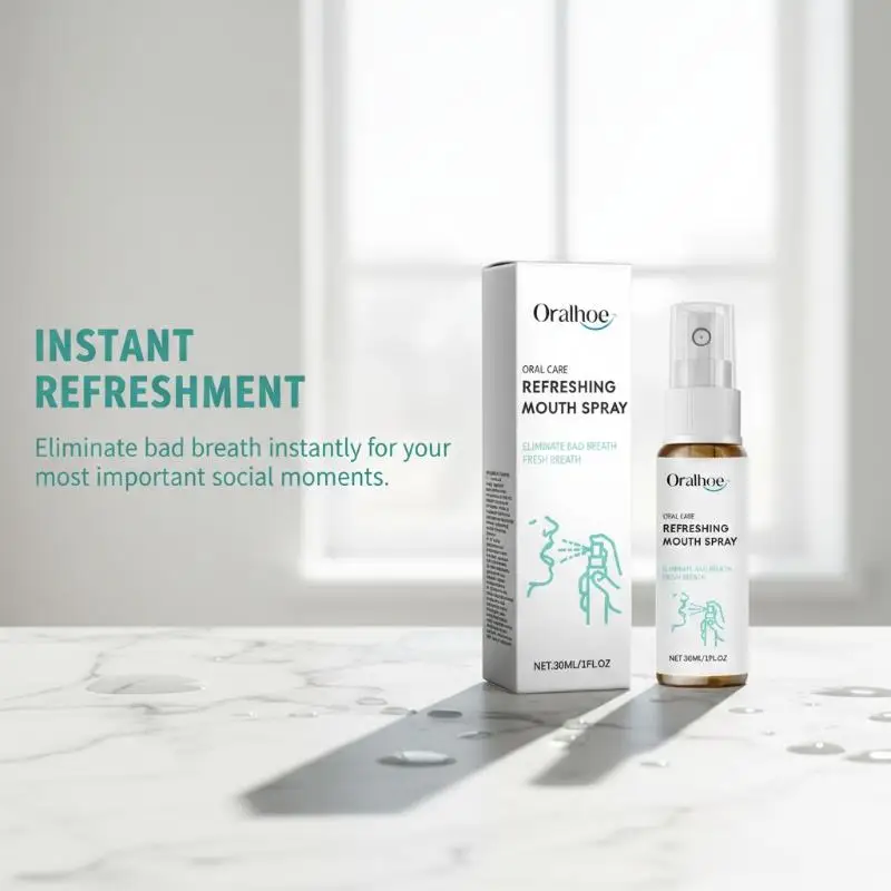 

Спрей для полости рта от запаха, удаляющий налет и пятна, освежающий дыхание, для ежедневного использования, путешествий и встреч