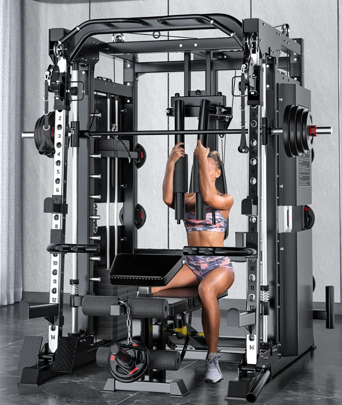 Professional Smith Integrated Trainer Home Multi-functional Integrated Fitness Equipment Bird Squat Gantry Frame