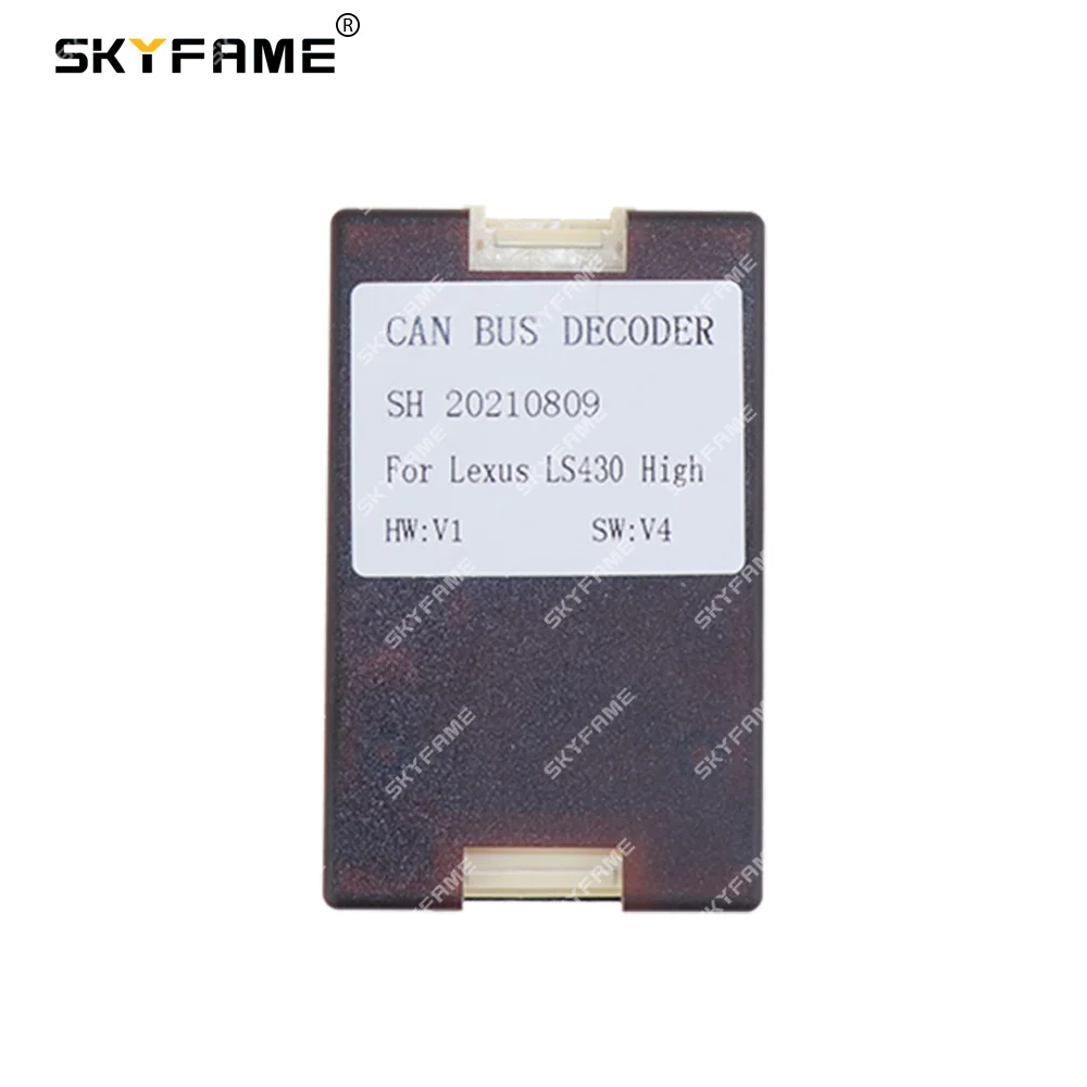 SKYFAME 16Pin سيارة الأسلاك تسخير محول Canbus صندوق فك أندرويد راديو كابل الطاقة لكزس LS430