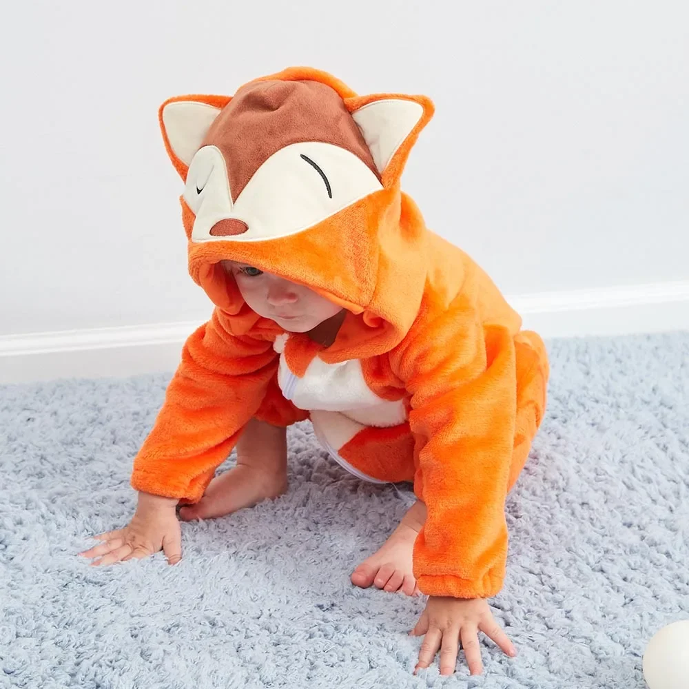 Winter Clothes for Babies Baby Pajamas One Piece Hooded Jumpsuits for Girls Baby Boys Pijamas Unicorn Girls Kigurumi Sleepwear