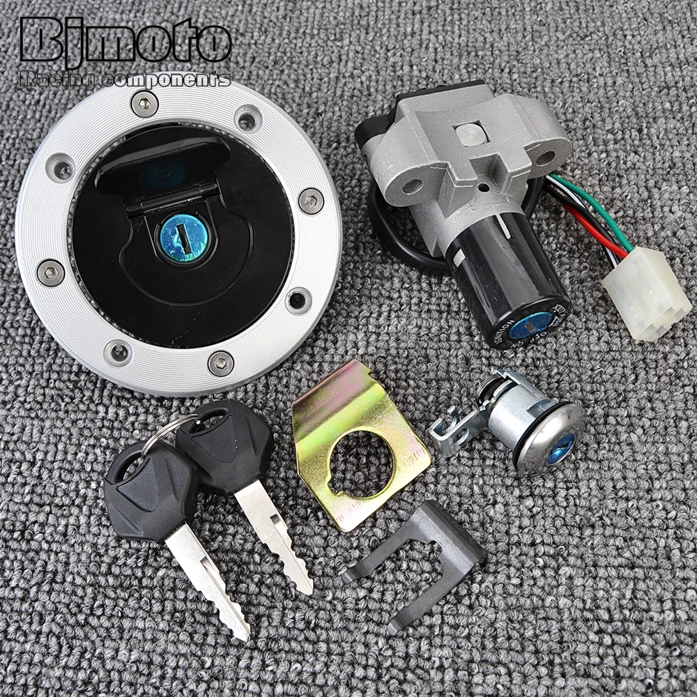 GS 500 GS-500 Fuel Gas Cap Ignition Switch Seat Lock with Key Kit For Suzuki GS500 2001 2002 2003 2004 2005 2006 2007 2008-2012