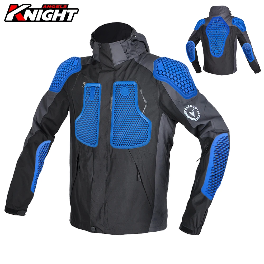 

Winter Motorcycle Riding Clothes for Men Windproof Motorbike Jacket Waterproof Plush Thick Motorcycle Jacket##