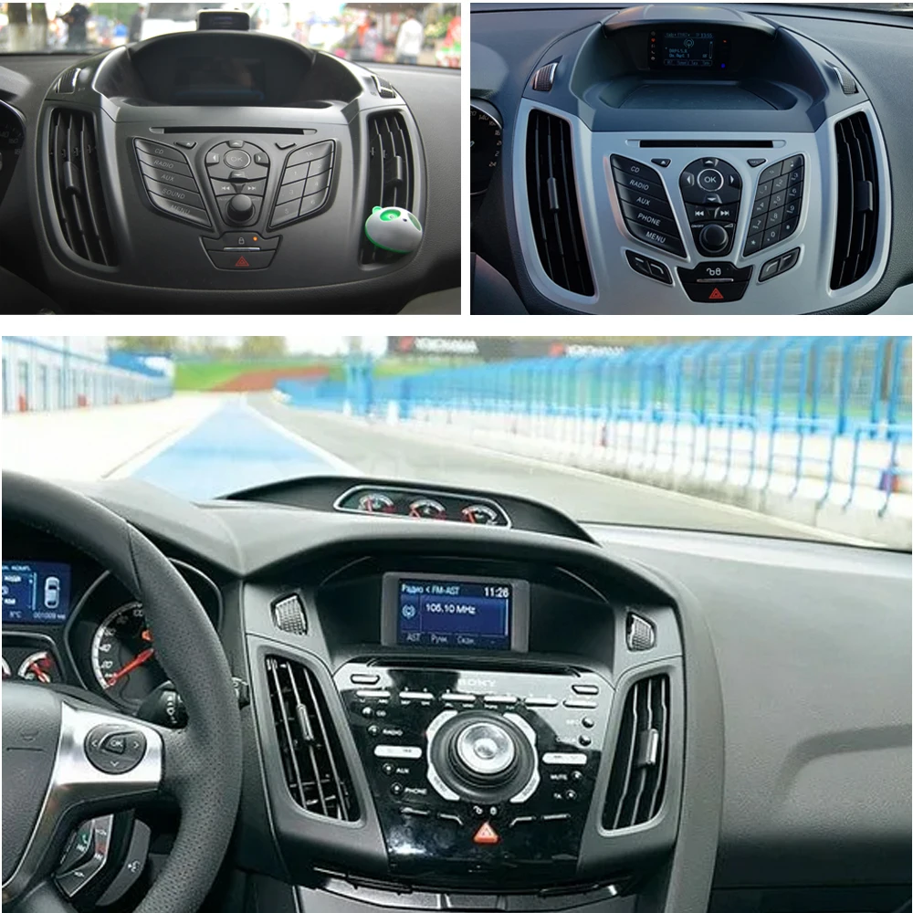 SINOSMART 2-DIN Android-Autoradio für Ford C-MAX, Kuga 2, Escape 3 (2012–2019) – DSP, CarPlay, Android Auto Multimedia-Headunit