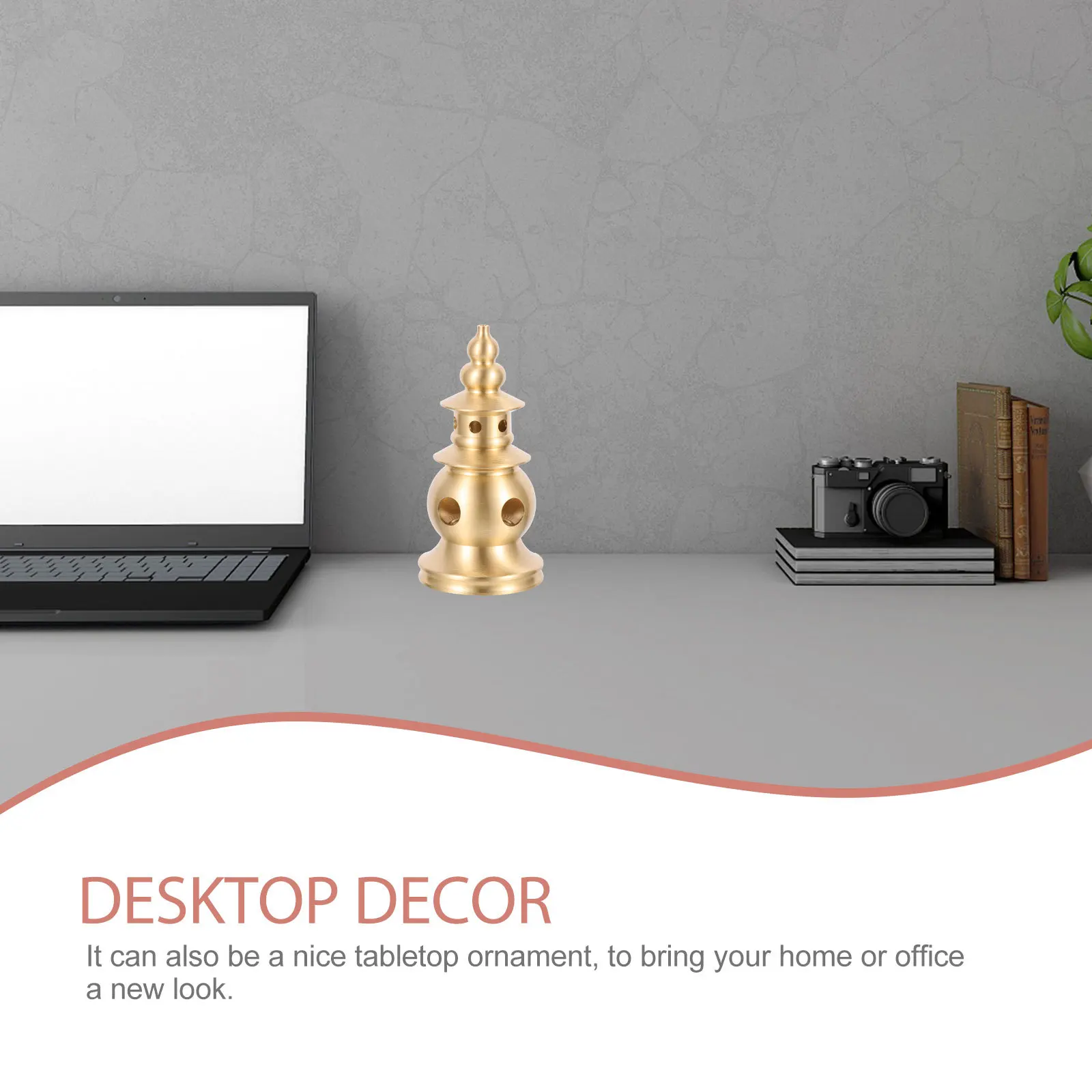 

Decorative Copper Censer Holder Compact Design Aroma Burner for Bedrooms Bars Cafes Restaurants Parties New Look