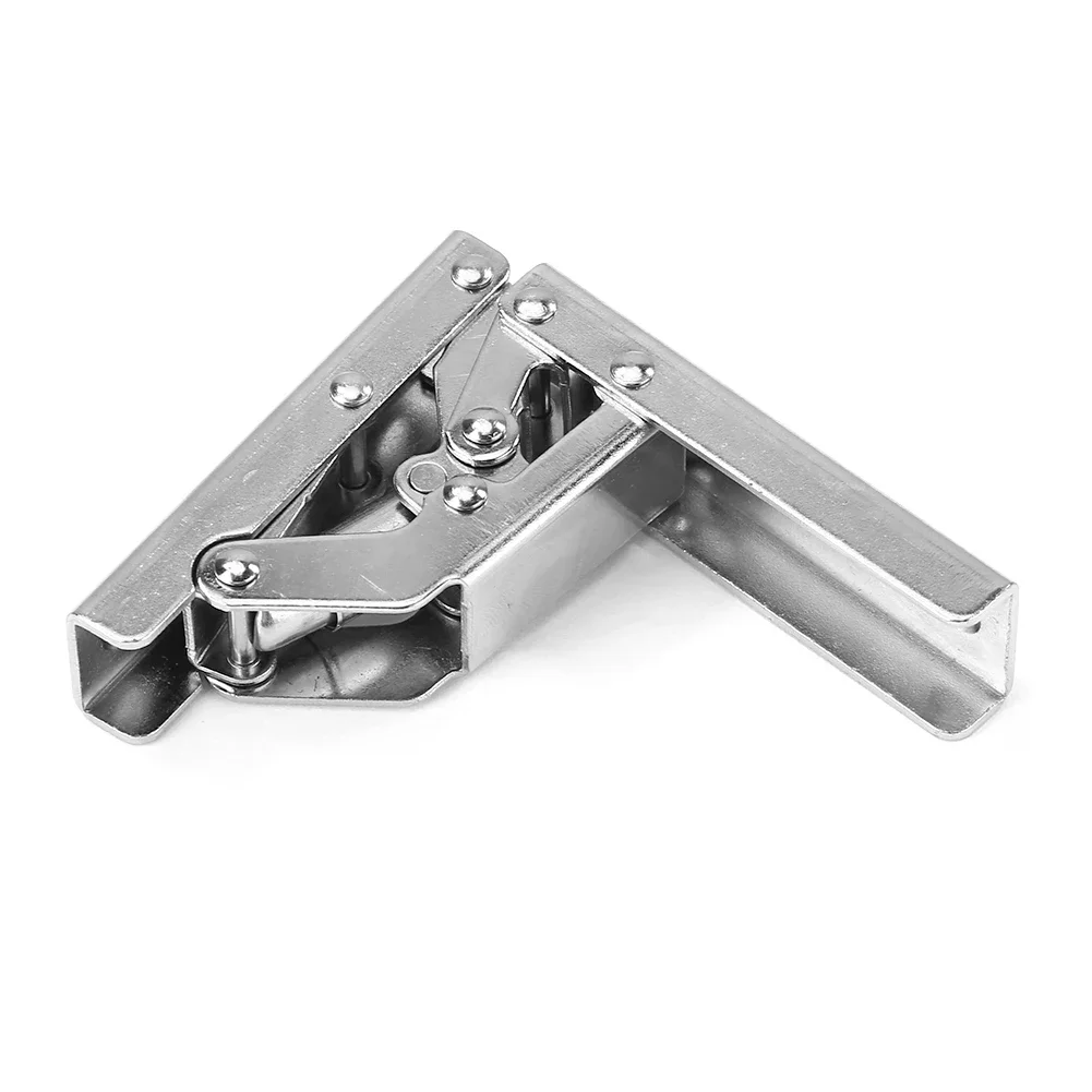 Cerniera pieghevole da 90 gradi Resistenza all'usura Armadietto nascosto Cerniere per porte invisibili Raccordo hardware leggero 165x28x21mm