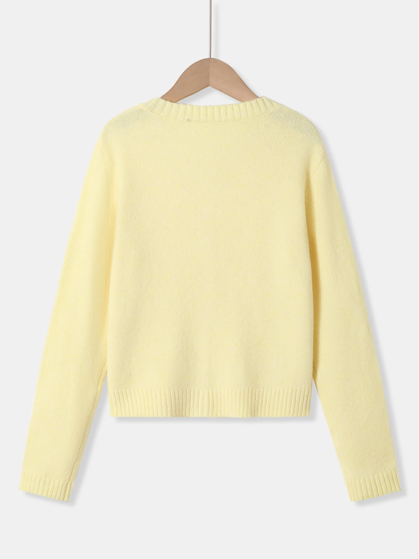 Pulls doux et confortables pour femmes, cardigans de couleur unie, pulls tricotés à la mode et décontractés pour l'automne et l'hiver, ronds n