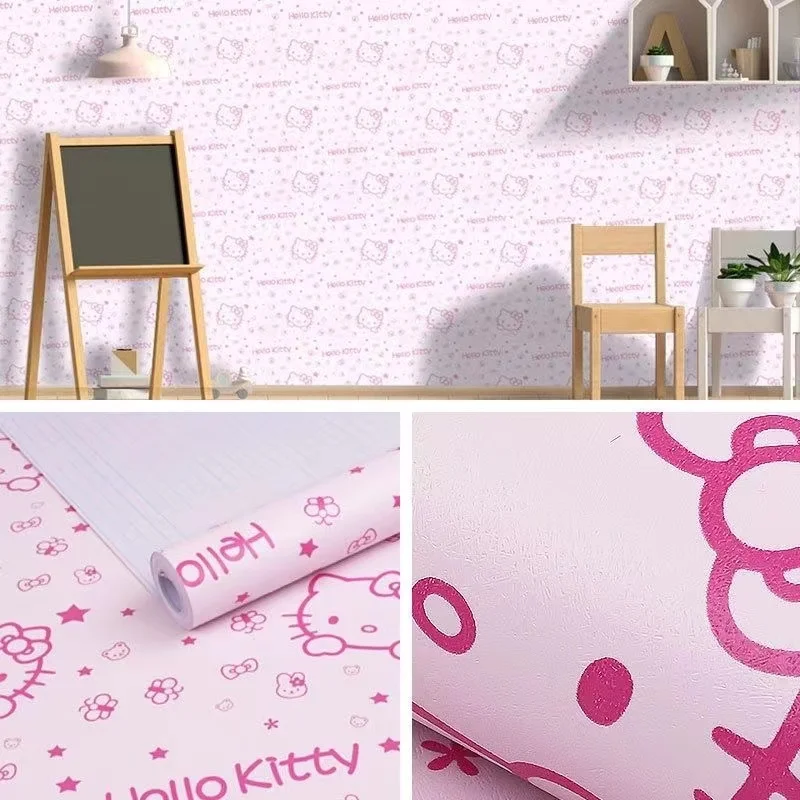 Kids\' Room Self-adhesive Wallpaper Waterproof and Moisture-proof Bedroom Children\'s Room Decoration Renovation DIY Wall Stickers