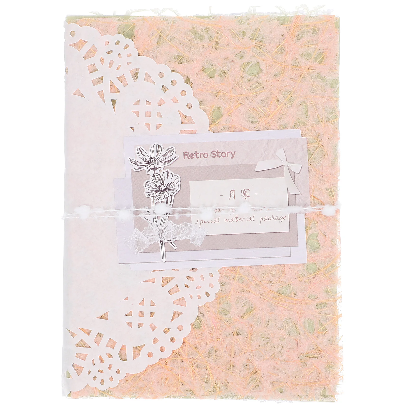 1Set Collage Decorative Paper Retro Style Delicate Scrapbook Scrapbook Paper Material for DIY Journal Notebook Photo Album