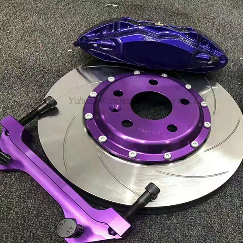 Big Brake Kit F40 Custom Modified Aluminum 4 Port Racing Brake Caliper 4 Pots Pistons Calipers