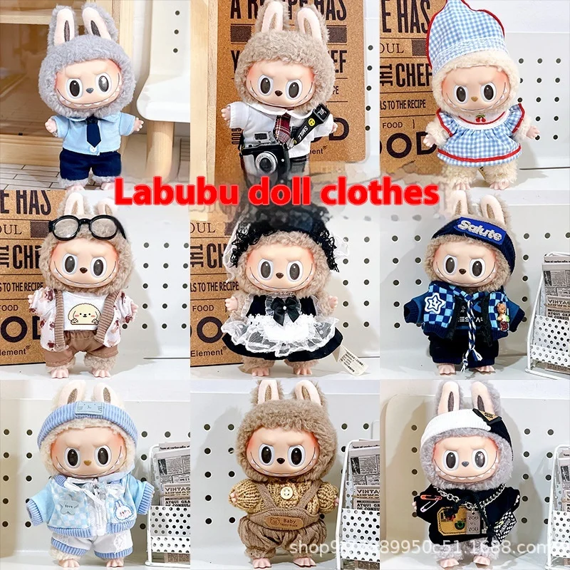 Labubu Clothing Accessories Doll Accessories Cute Wholesale Collection Wearing Matching Birthday Gifts Toys Pop Mart Miniso