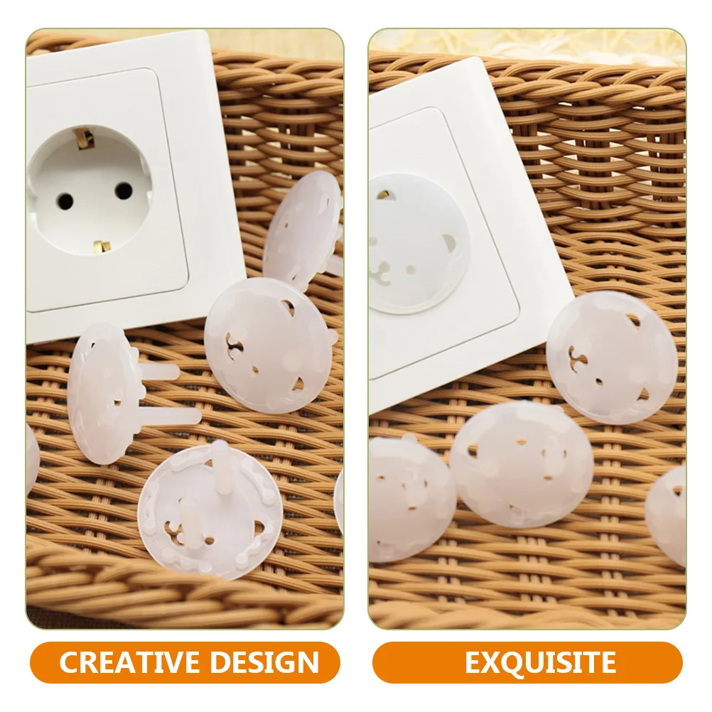 

20pcs Socket Protection Cover Child Proof Outlet Plug proof Wall Safety Electrical Shock Prevent Home Use