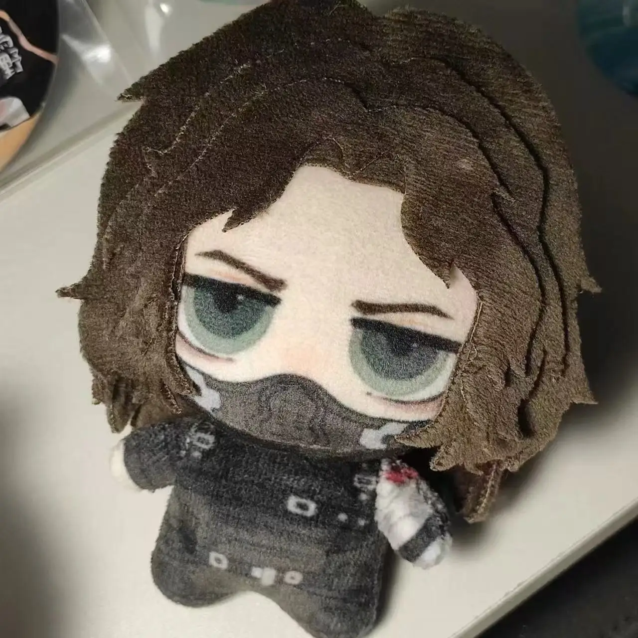 10cm Bucky Barnes Super Star White Wolf Cotton Doll For Fans Collection Birthday Gifts Send Friend Key Chain Toys for Kids Xmas