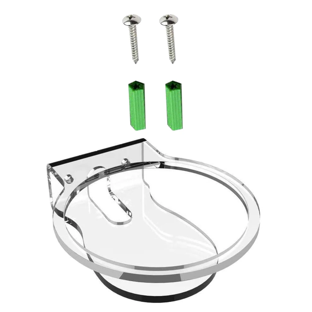 

Acrylic Speaker Stand Holder Wall Mount Transparent Practical Bracket 4 Bedroom Bathroom Kitchen Accessories