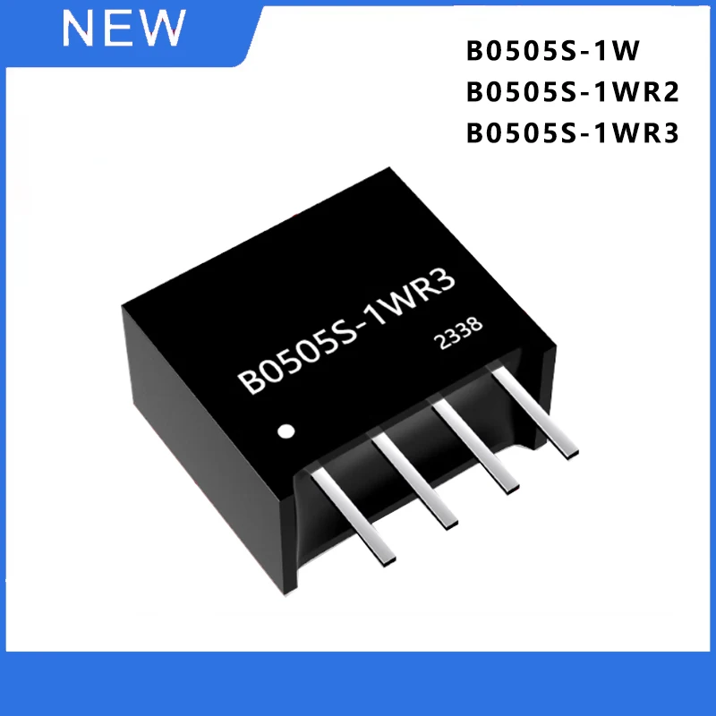 1Piece B0505S-1W B0505S-1WR2 B0505S-1WR3 SIP-4 5V to 5V Converter DC DC Power Module Converter 1000VDC Isolation